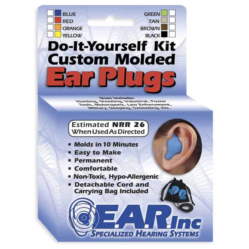 NEW MATERIAL !! DO-IT-YOURSELF DIY earplugs Custom Molded Ear Plugs TAN