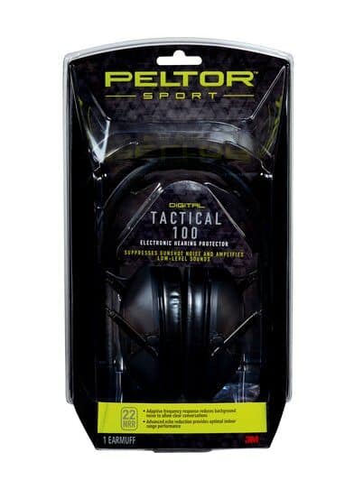 Peltor™ - Tactical 100 Electronic Ear Muff Packaging