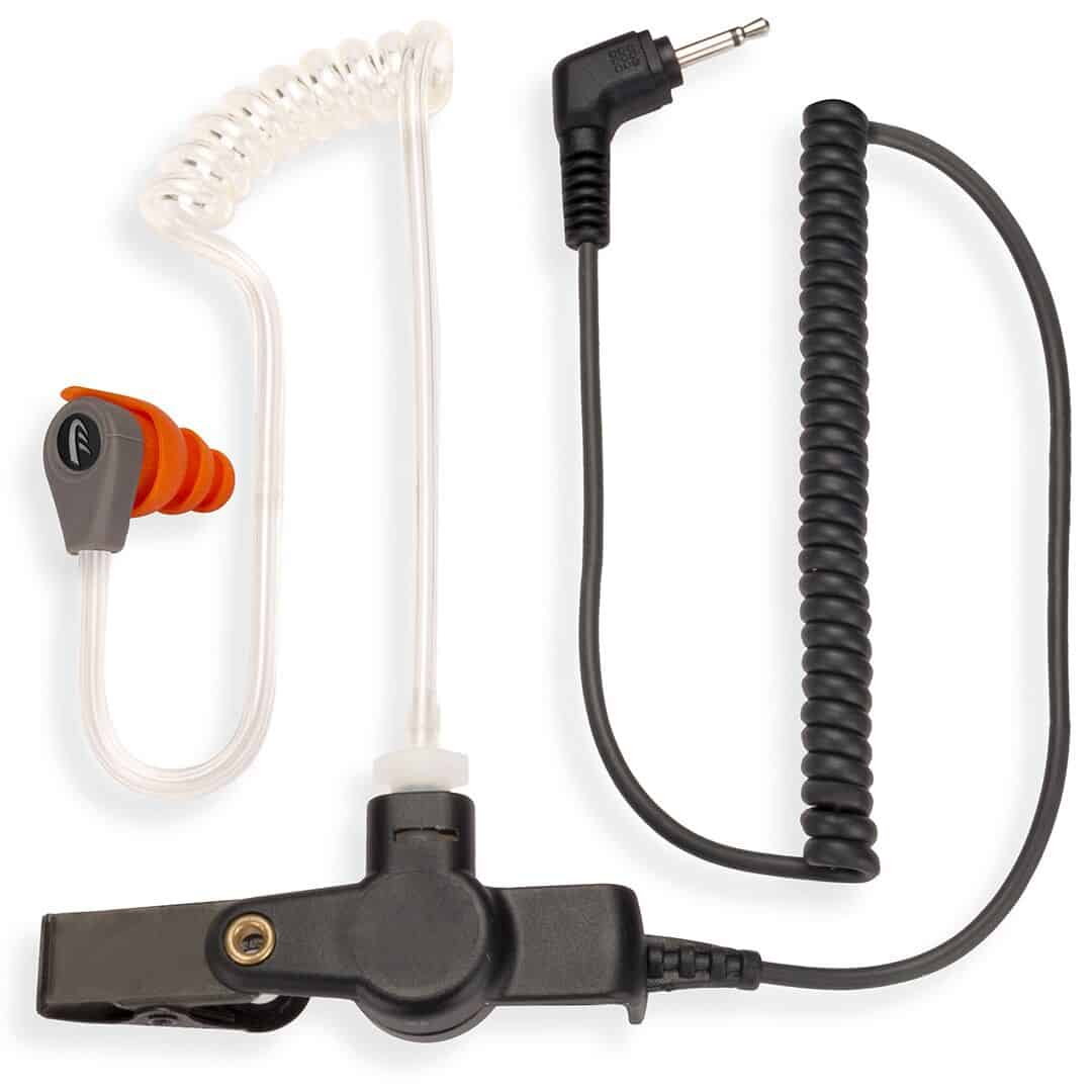 Shoulder-Mic Earphone Kit W/DEC Ambient Noise Filter - EAR