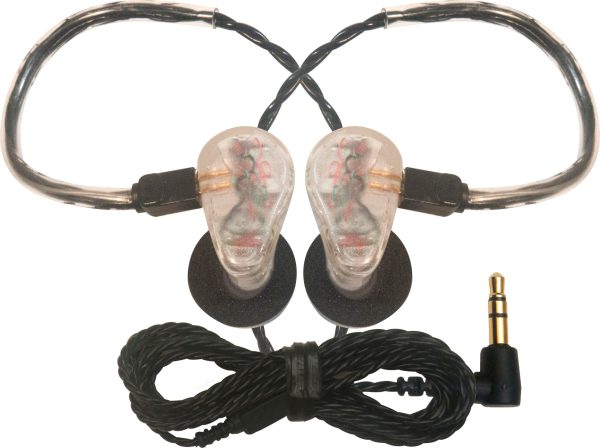 A pair of E.A.R. MHS™ 360 Electronic Earplug Accessories on a white background.