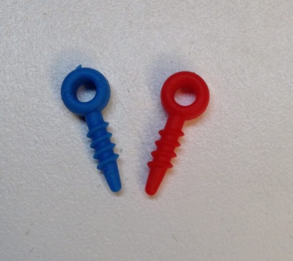 blue and red screw handles for hearing professionals