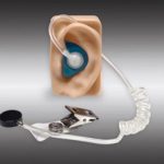 Ear protection in a sample ear