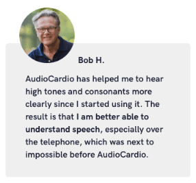 Testimonial from Bob H. for AudioCardio