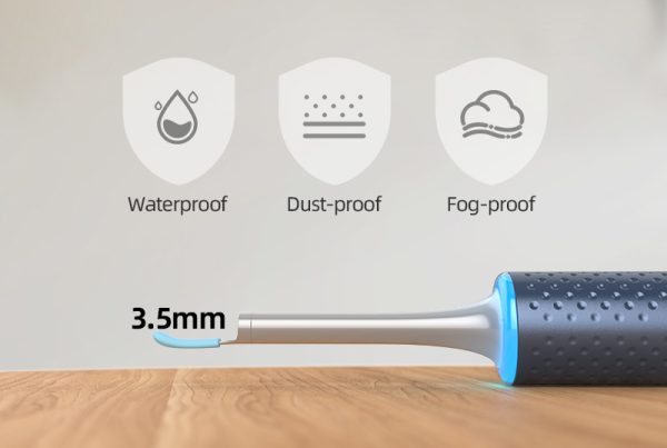 The EAR/BeBird M9-S Pro otoscope is waterproof, dust-proof and fog-proof.