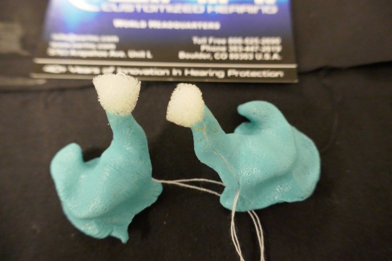 Custom earmold impressions